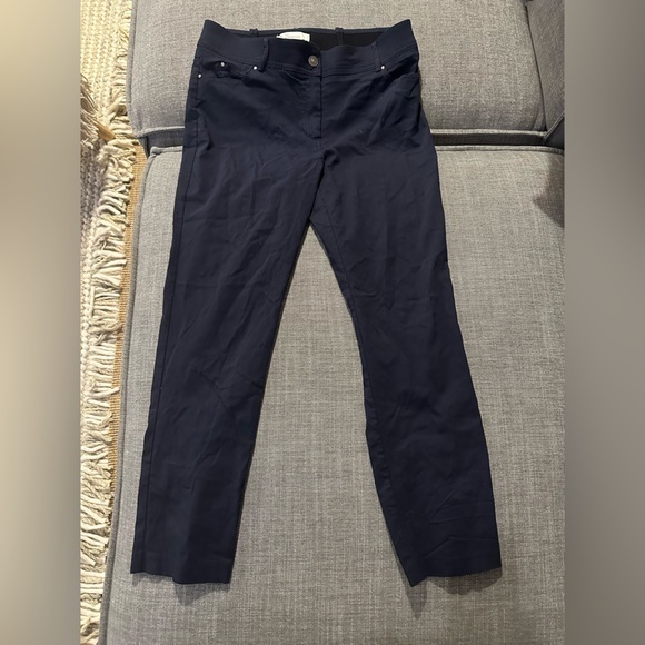 89th and Madison navy, tan,‎ burgundy pants size 16P 12 12P 16 10 - Picture 2 of 16